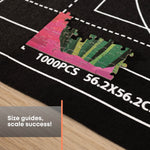 Puzzle Mat Roll Up Felt Mat For 1000 Piece Jigsaws