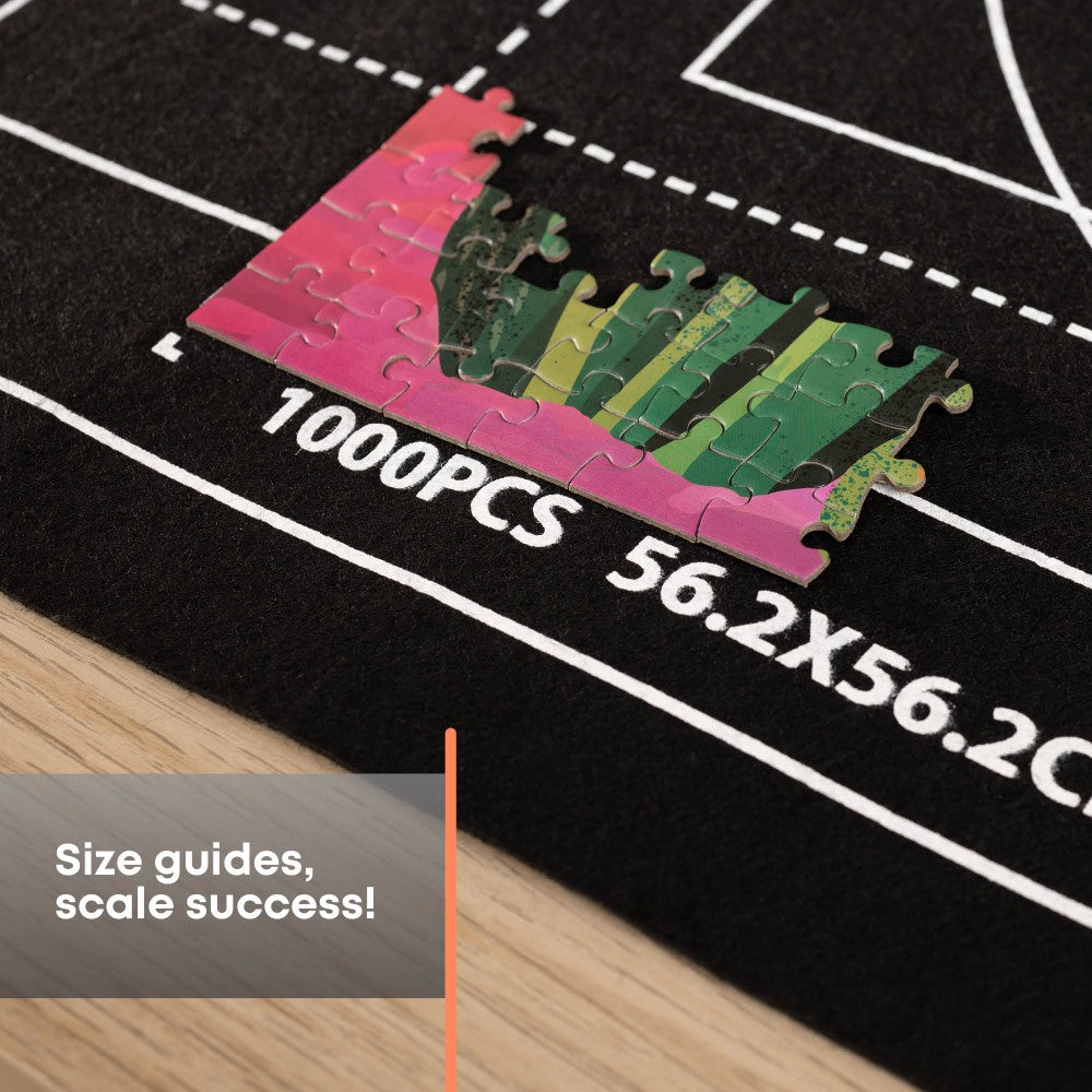 Puzzle Mat Roll Up Felt Mat For 1000 Piece Jigsaws