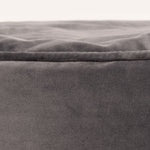 Milano Velvet Bean Bag Pouffe | Charcoal