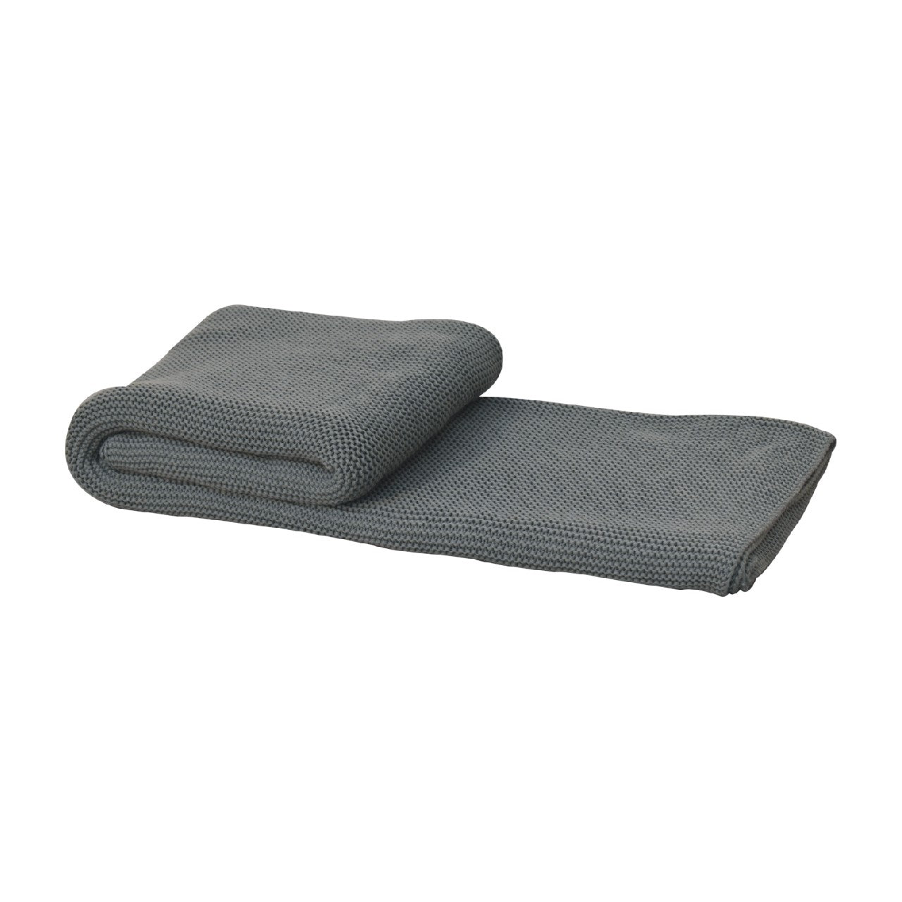 Double Knitted Throw | Olive Green