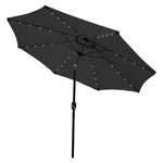 2.7m Led Tilt Parasol | Grey
