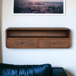 Floating Chestnut Open Console