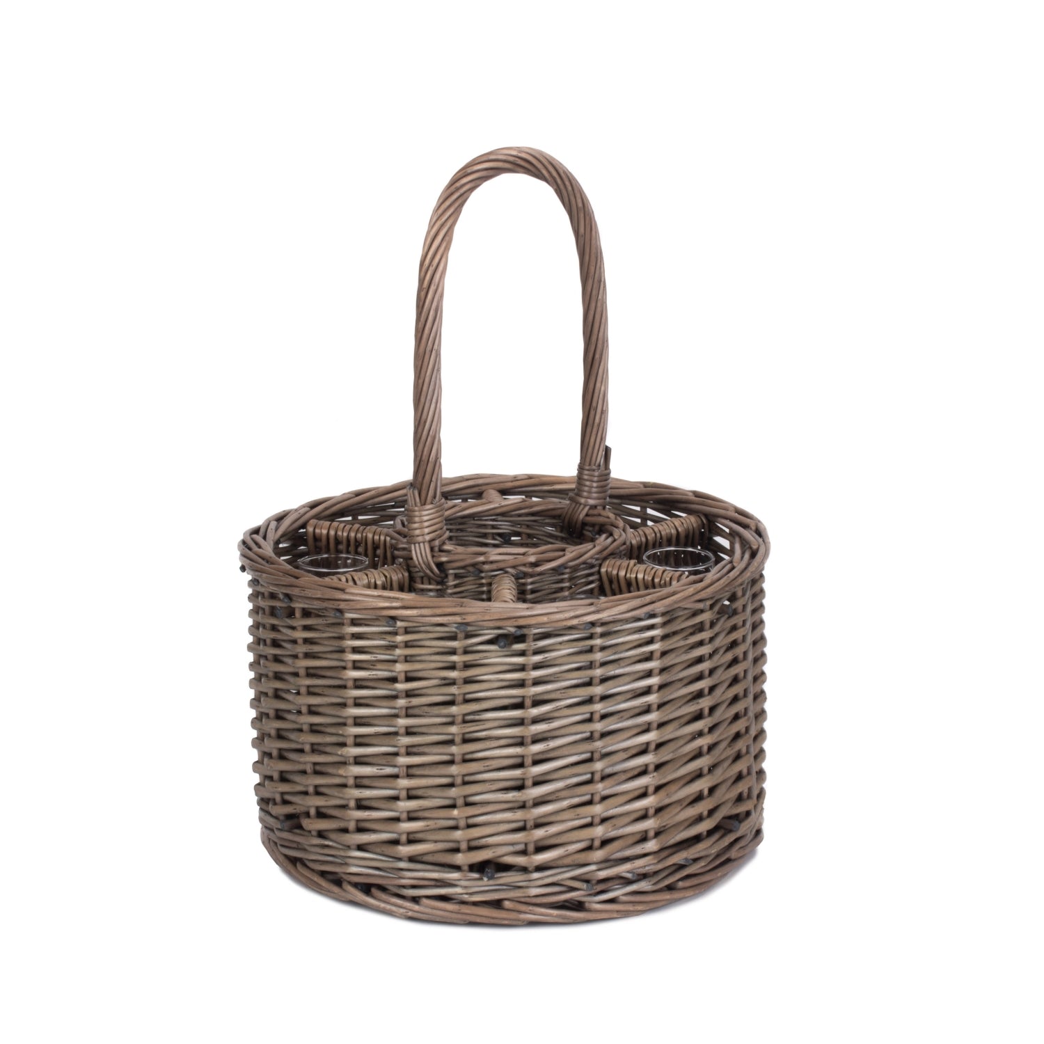 Special Event Wicker Basket Wine Glasses
