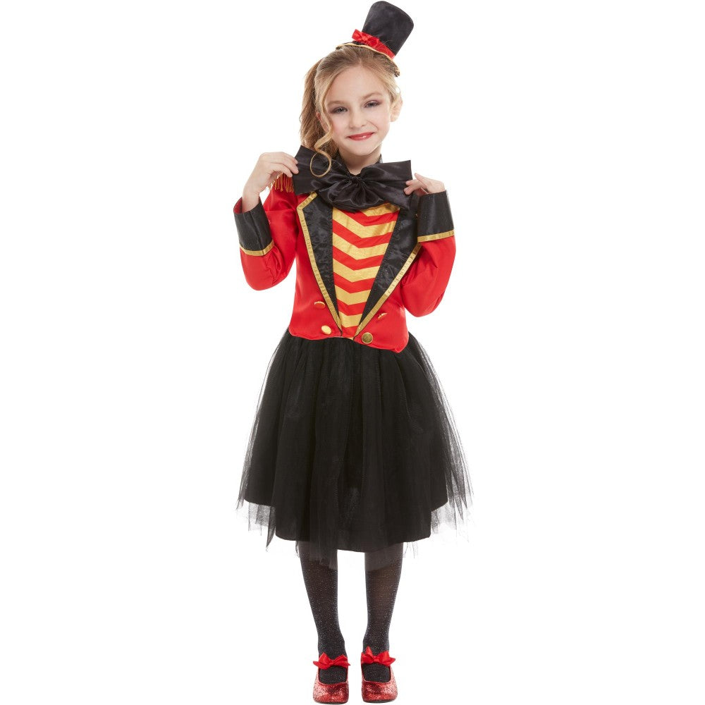 Girls Deluxe Ringmaster Costume | Small