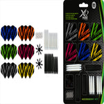 84 Pcs Darts And Accessory Kit | One Size | Black