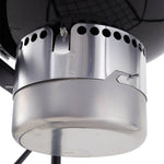 Round Charcoal BBQ Grill with Lid, Carbon Steel Outdoor Barbecue