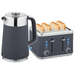 Rapid Boil Kettle & Toaster Set | Grey