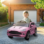 Aston Martin Dbx Licensed 12v Kids Ride On Car W/ 4 Suspension Wheels | Pink