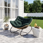 Modern Rocking Chair with Cushion – Large | Green