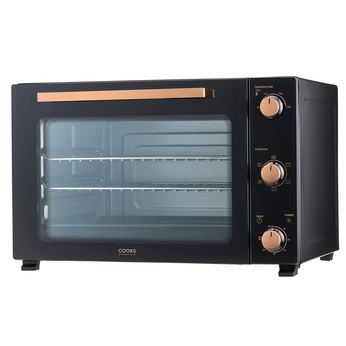 Cooks Professional 60l Mini Oven - Electric Countertop Cooker 2300w