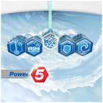 Power 5 Lime Toilet Rim Blocks For Long Lasting Protection 55g, 3pk