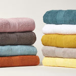 100% Combed Egyptian Cotton 500 Gsm Towels | Set-of-4 | Slate Grey