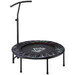 40'' Mini Trampoline, Adult Rebounder Jumper W/ Handle | Black