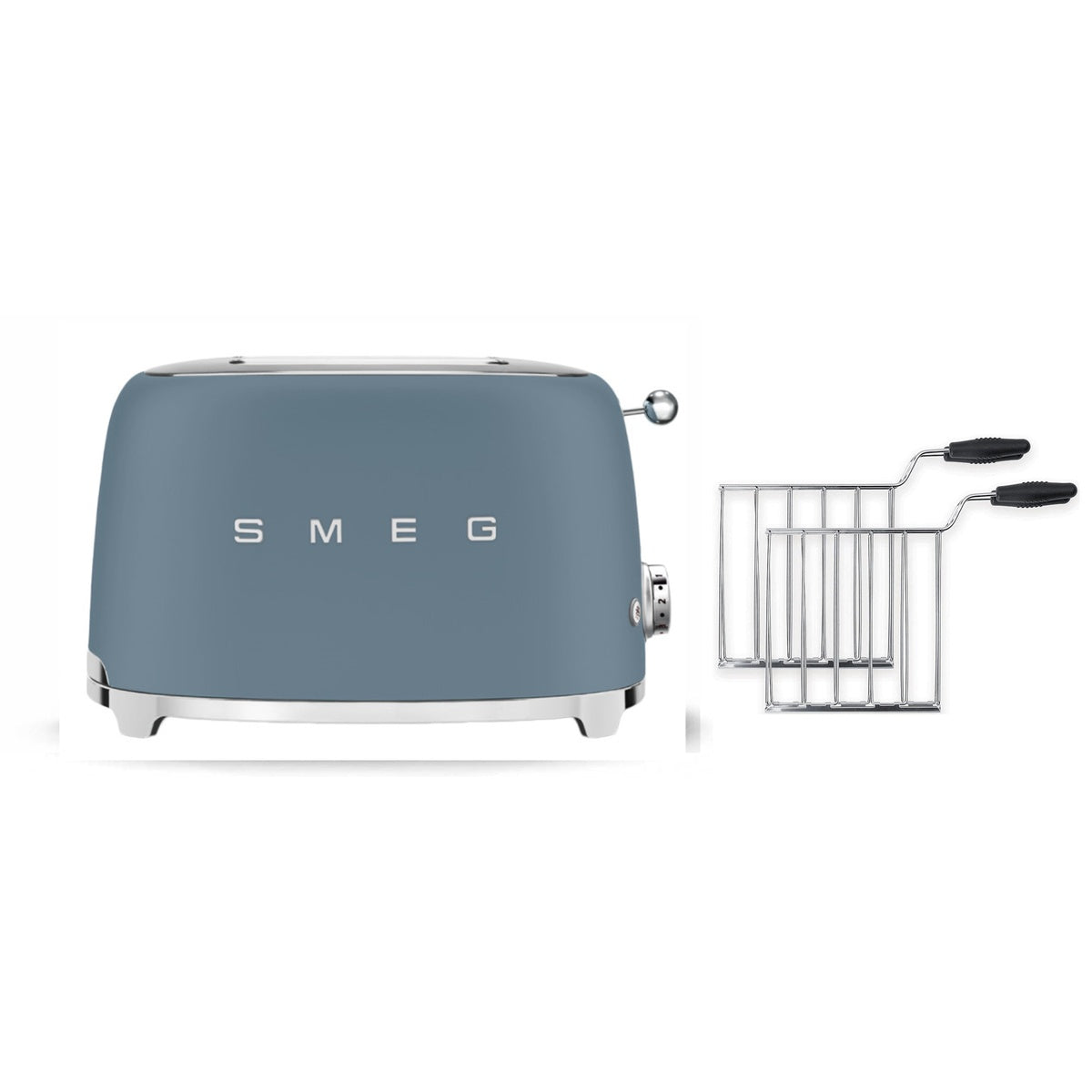 Tsf01 Matte 2 Slice Toaster + 2-sandwich Racks | Blue