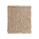 Stretchable Chunky Knit Handwoven Chenille Throw Blanket