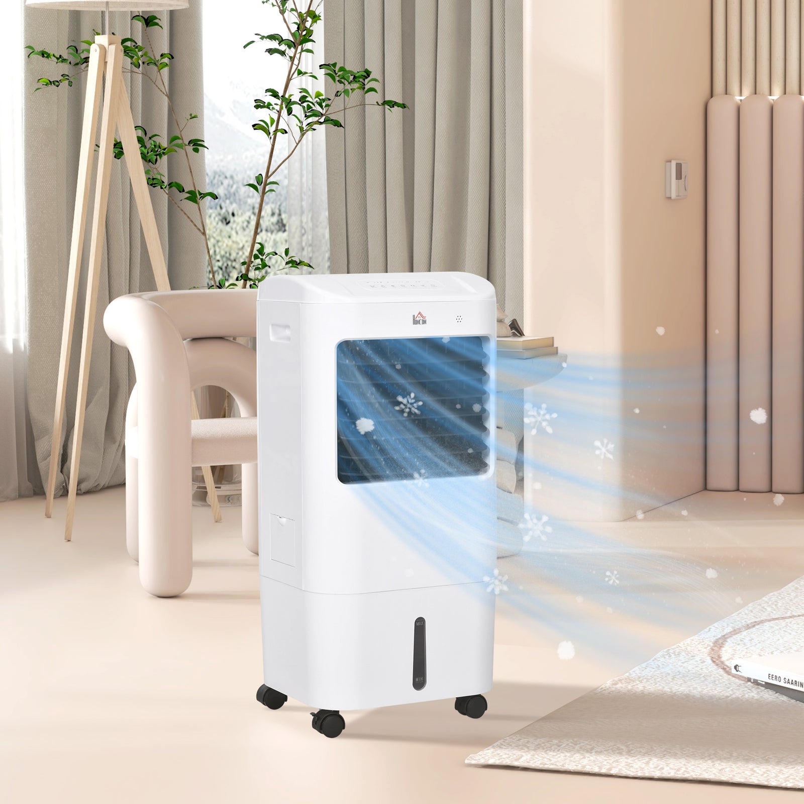Portable Air Cooler With Humidifier, Remote, Oscillation