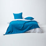 Cotton Rajput Ribbed Throw | 150cm x 200cm | Teal