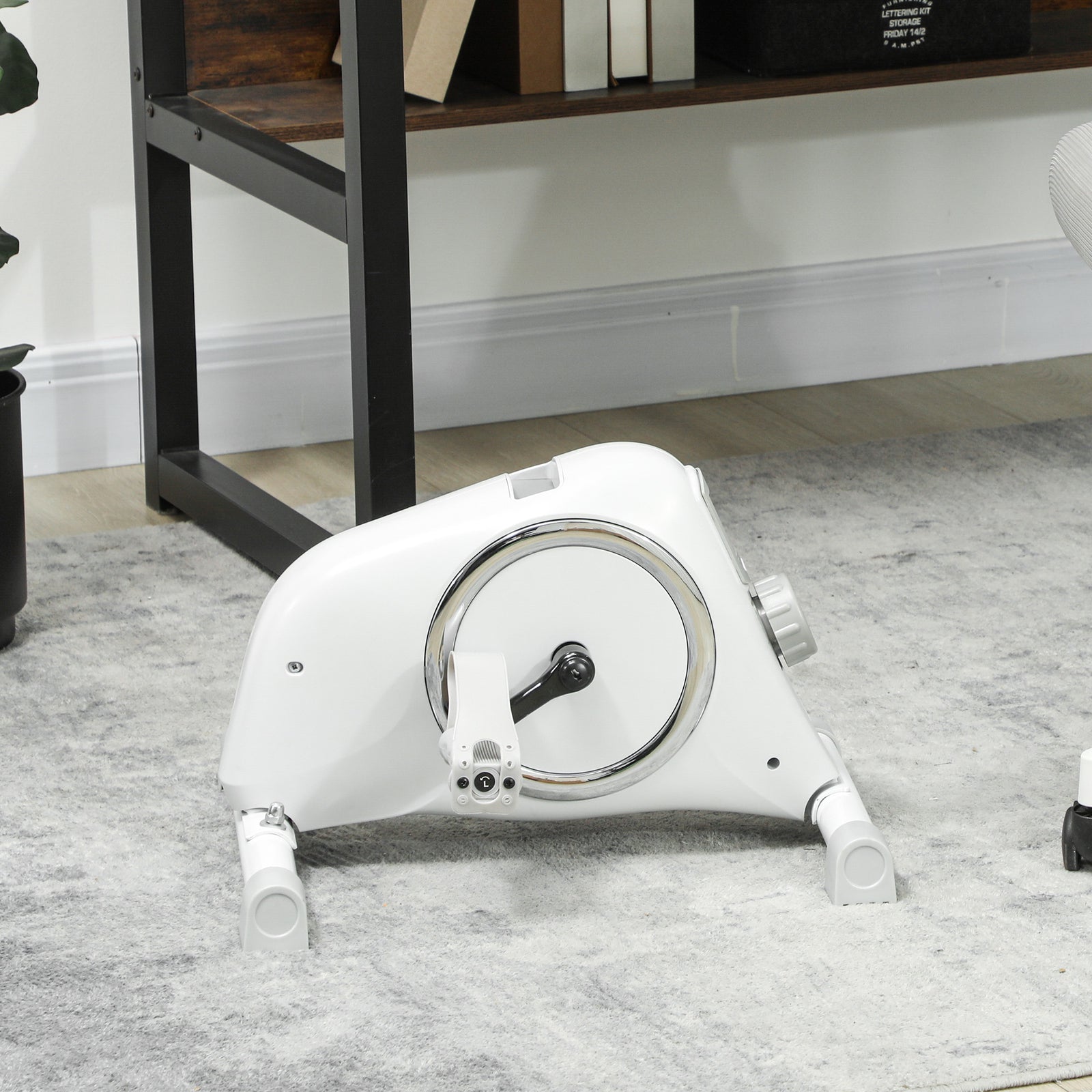 Pedal Exerciser W/ 8-level Magnetic Resistance | White