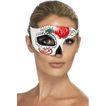 Day Of The Dead Half Eye Mask