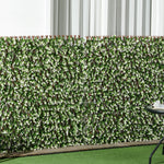 2pc Expandable Faux Trellis Fence 2m X 1m