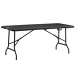 Outdoor Dining Table For 6, Folding Garden Dining Table