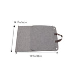 Foldable Washable Hanging Laundry Basket | Grey