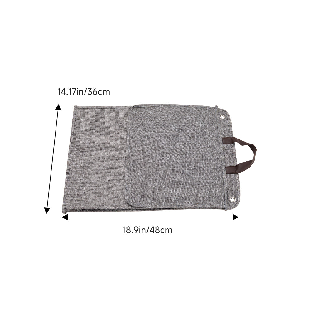 Foldable Washable Hanging Laundry Basket | Grey