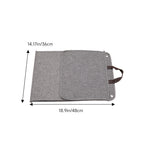 Foldable Washable Hanging Laundry Basket | Grey