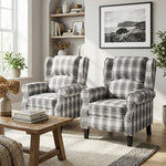 HOMCOM Recliner Chair For Living Room Wingback Chair With Padded Armrest