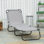 Portable Folding Lounger W/ Adjustable Back | Set-of-1