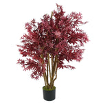 Artificial 120cm Red Maple Tree