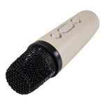 Portable Karaoke Speaker With Two Wireless Microphones And Rgb Lights | White