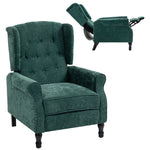 Manual Reclining Armchair W/ Footrest | Green