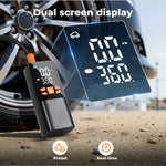 Car Tyre Inflator Cordless Digital Rechargeable Tire Air Compressor Pump | Black