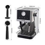 20 Bar Espresso Coffee Machine With Touch Screen & Milk Frother