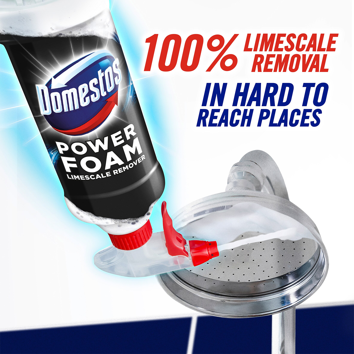 Power Foam Toilet & Bathroom Cleaner Spray Limescale Remover, 450ml
