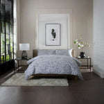 Tulle Extrasoft 100% Cotton Duvet Cover Set – Soft & Breathable Bedding | King | Grey