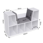 Cozy Kids Bookcase With Reading Seat