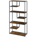 7 Tier Storage Shelves, Free Standing Book Shelf For Study