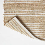 Arlyn Natural Striped Handwoven Jute Rug | 200cm | Natural