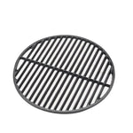 Circular Cast Iron Grilling Grate, Dual Side Grid For Bbq