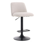 Breeins Set Of 2 Height Adjustable Swivel Bar Stools
