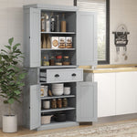 Kitchen Storage Cabinet W/ Drawers Cupboards Shelves Home