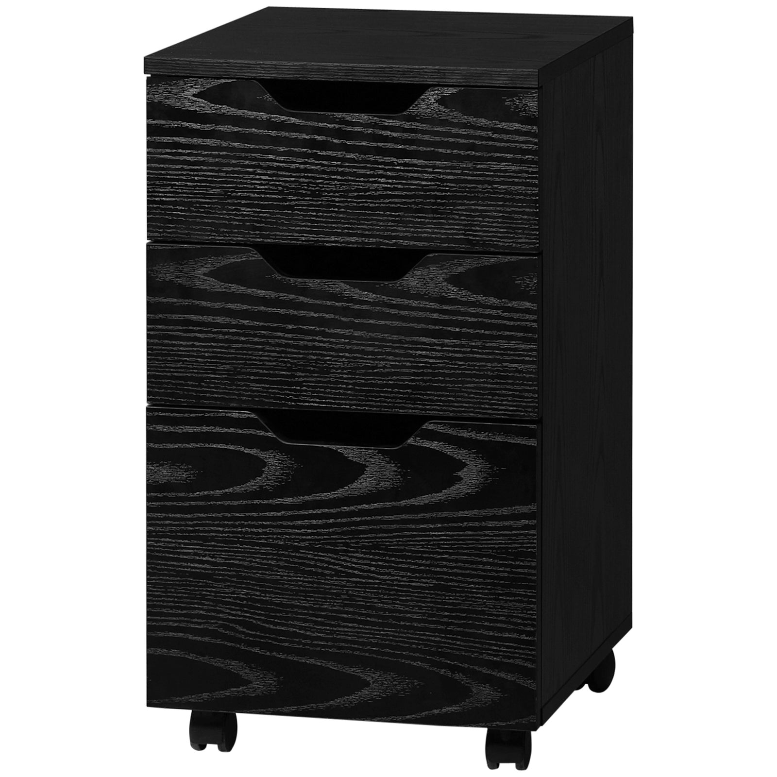 3 Drawer Storage Cabinet Under Desk With Wheels