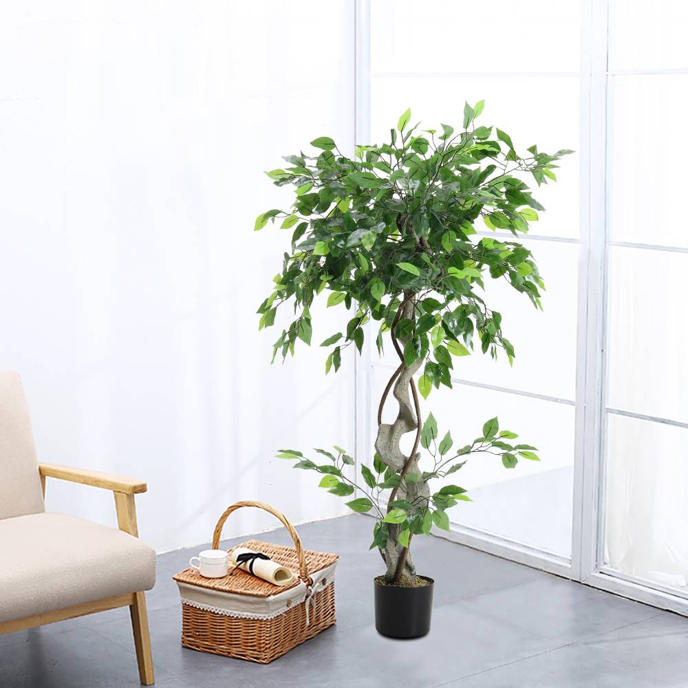 120cm Faux Banyan Tree For Indoor Outdoor Decor
