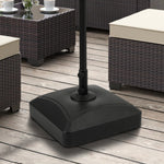 Living and Home Fillable Patio Umbrella Stand With Wheels