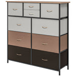 Bedroom Chest Of Drawers Fabric Dresser Foldable Drawers | One Size | Multi Colour