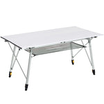Portable Roll-up Aluminium Folding Picnic Table Outdoor