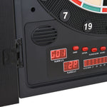 Electronic Dartboard Led 27 Games Storage Cabinet