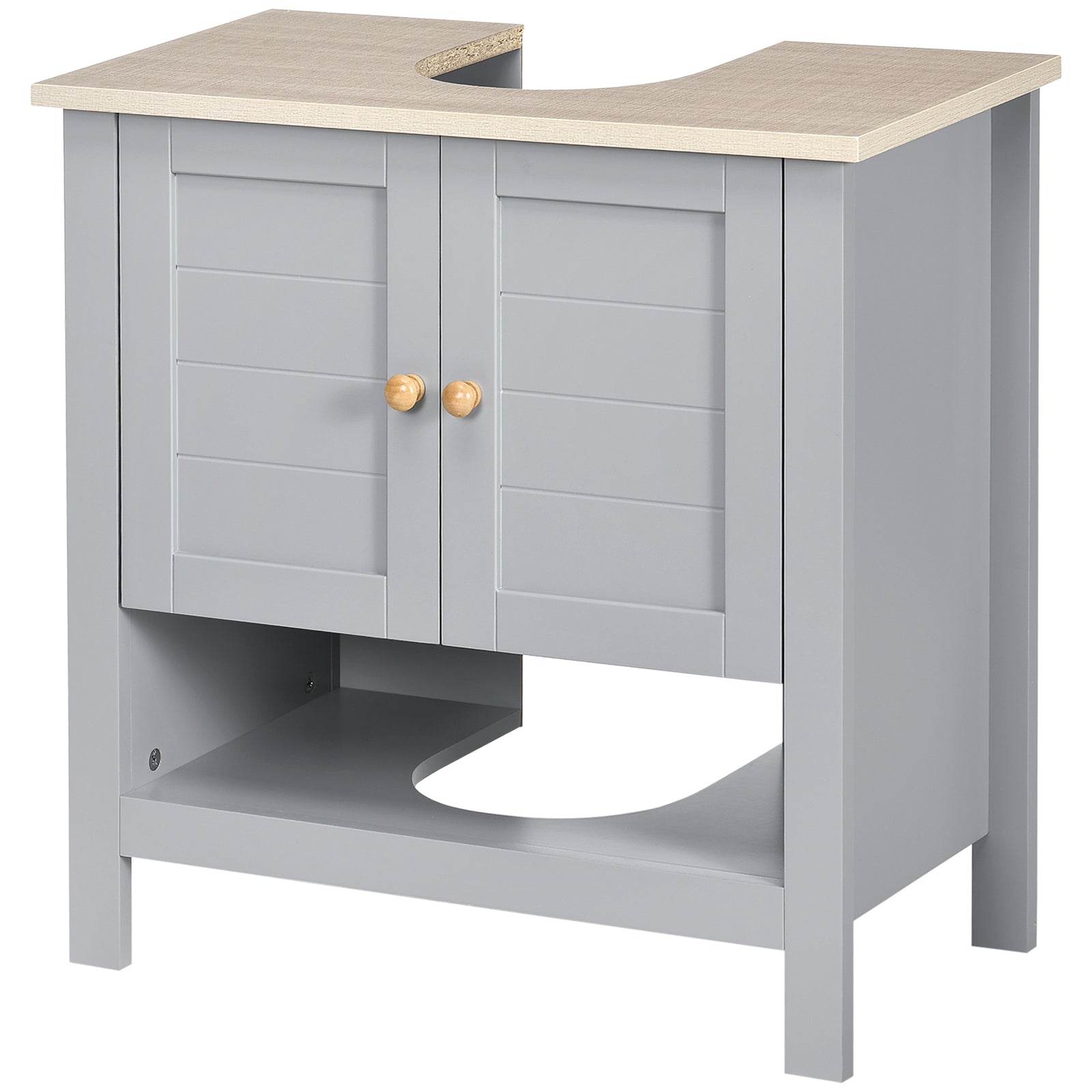 Bathroom Under Sink Cabinet Vanity Unit Adjustable Shelf